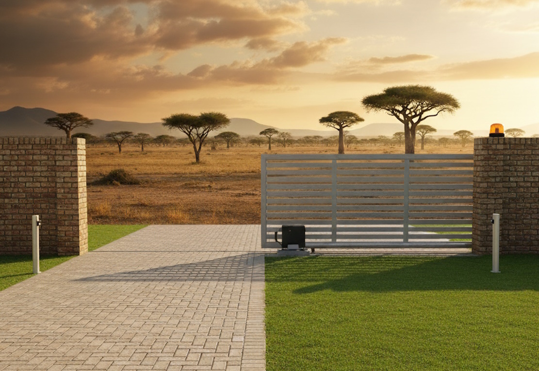 Installation portail coulissant ROBUS